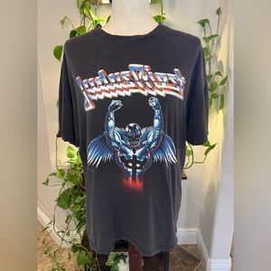 Vintage Authentic Judas Priest Painkiller World Tour 1990 Graphic Tee XL